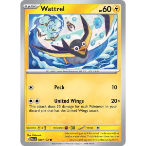 Wattrel 80/193 Pokemon TCG Scarlet & Violet Paldea Evolved