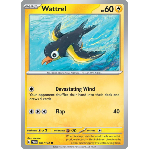 Wattrel 81/193 Pokemon TCG Scarlet & Violet Paldea Evolved