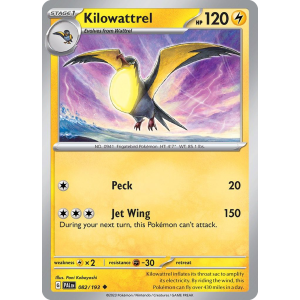 Kilowattrel 82/193 Pokemon TCG Scarlet & Violet Paldea Evolved