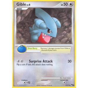 Gible 7/17 Pokemon TCG POP POP Series 6