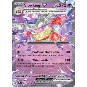 Double Rare Slowking ex 86/193 Pokemon TCG Scarlet & Violet Paldea Evolved