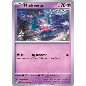 Misdreavus 87/193 Pokemon TCG Scarlet & Violet Paldea Evolved