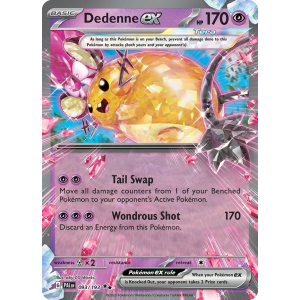 Double Rare Dedenne ex 93/193 Pokemon TCG Scarlet & Violet Paldea Evolved