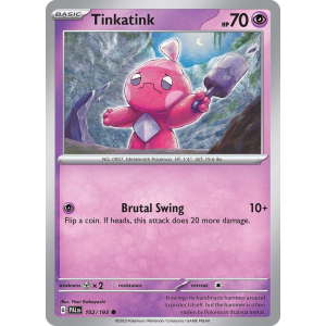 Tinkatink 102/193 Pokemon TCG Scarlet & Violet Paldea Evolved