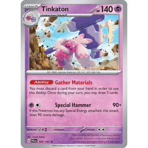 Tinkaton 105/193 Pokemon TCG Scarlet & Violet Paldea Evolved