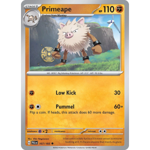 Primeape 107/193 Pokemon TCG Scarlet & Violet Paldea Evolved