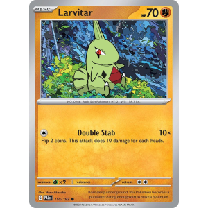 Larvitar 110/193 Pokemon TCG Scarlet & Violet Paldea Evolved