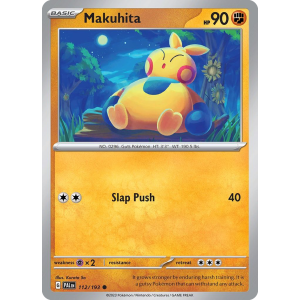 Makuhita 112/193 Pokemon TCG Scarlet & Violet Paldea Evolved