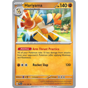 Hariyama 113/193 Pokemon TCG Scarlet & Violet Paldea Evolved