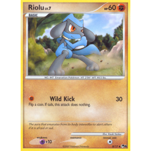 Riolu 8/17 Pokemon TCG POP POP Series 6