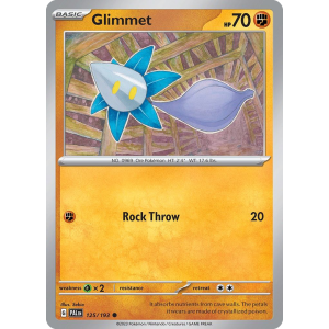 Glimmet 125/193 Pokemon TCG Scarlet & Violet Paldea Evolved