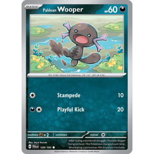 Paldean Wooper 129/193 Pokemon TCG Scarlet & Violet Paldea Evolved