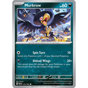 Murkrow 131/193 Pokemon TCG Scarlet & Violet Paldea Evolved