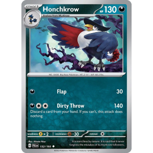 Honchkrow 132/193 Pokemon TCG Scarlet & Violet Paldea Evolved