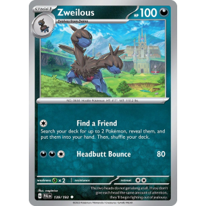 Zweilous 139/193 Pokemon TCG Scarlet & Violet Paldea Evolved