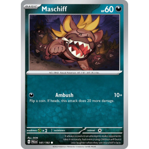 Maschiff 141/193 Pokemon TCG Scarlet & Violet Paldea Evolved