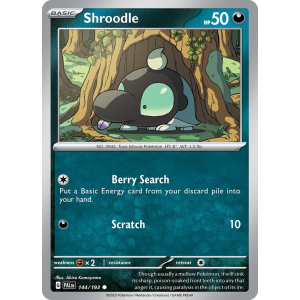 Shroodle 144/193 Pokemon TCG Scarlet & Violet Paldea Evolved