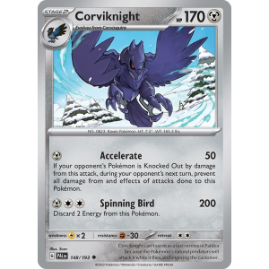 Corviknight 148/193 Pokemon TCG Scarlet & Violet Paldea Evolved