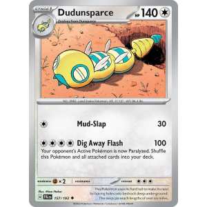 Dudunsparce 157/193 Pokemon TCG Scarlet & Violet Paldea Evolved