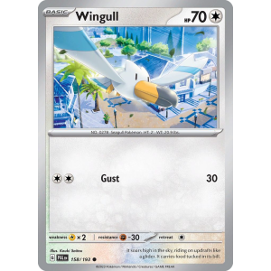 Wingull 158/193 Pokemon TCG Scarlet & Violet Paldea Evolved