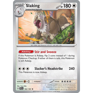 Slaking 162/193 Pokemon TCG Scarlet & Violet Paldea Evolved