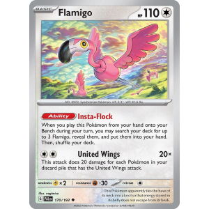 Flamigo 170/193 Pokemon TCG Scarlet & Violet Paldea Evolved