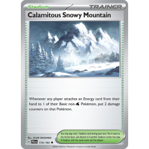 Calamitous Snowy Mountain 174/193 Pokemon TCG Scarlet & Violet Paldea Evolved