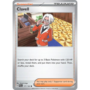 Clavell 177/193 Pokemon TCG Scarlet & Violet Paldea Evolved