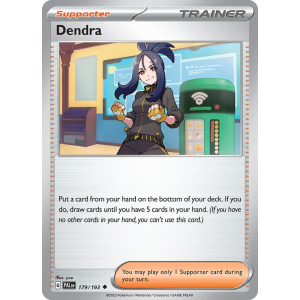 Dendra 179/193 Pokemon TCG Scarlet & Violet Paldea Evolved