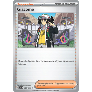 Giacomo 182/193 Pokemon TCG Scarlet & Violet Paldea Evolved