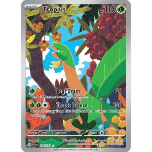 Illustration Rare Tropius 195/193 Pokemon TCG Scarlet & Violet Paldea Evolved