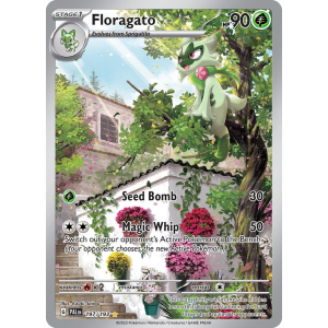 Illustration Rare Floragato 197/193 Pokemon TCG Scarlet & Violet Paldea Evolved