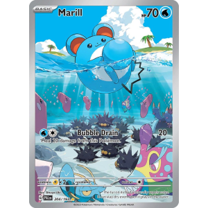 Illustration Rare Marill 204/193 Pokemon TCG Scarlet & Violet Paldea Evolved