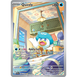 Illustration Rare Quaxly 206/193 Pokemon TCG Scarlet & Violet Paldea Evolved