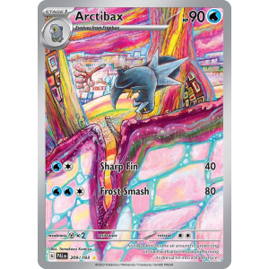 Illustration Rare Arctibax 209/193 Pokemon TCG Scarlet & Violet Paldea Evolved