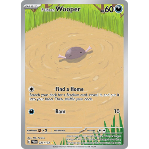 Illustration Rare Paldean Wooper 221/193 Pokemon TCG Scarlet & Violet Paldea Evolved