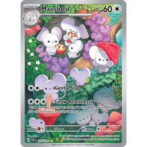 Illustration Rare Maushold 226/193 Pokemon TCG Scarlet & Violet Paldea Evolved