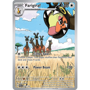 Illustration Rare Farigiraf 228/193 Pokemon TCG Scarlet & Violet Paldea Evolved