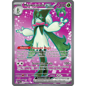 Ultra Rare Meowscarada ex 231/193 Pokemon TCG Scarlet & Violet Paldea Evolved