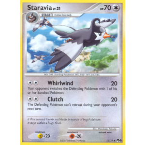 Staravia 10/17 Pokemon TCG POP POP Series 6