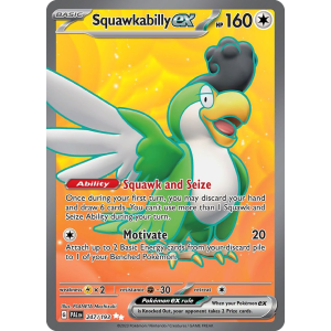 Ultra Rare Squawkabilly ex 247/193 Pokemon TCG Scarlet & Violet Paldea Evolved