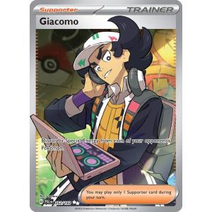 Ultra Rare Giacomo 252/193 Pokemon TCG Scarlet & Violet Paldea Evolved