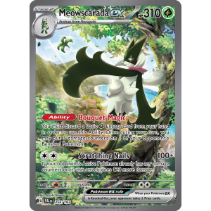 Special Illustration Rare Meowscarada ex 256/193 Pokemon TCG Scarlet & Violet Paldea Evolved