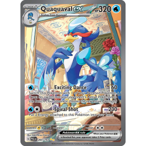 Special Illustration Rare Quaquaval ex 260/193 Pokemon TCG Scarlet & Violet Paldea Evolved