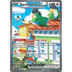 Special Illustration Rare Squawkabilly ex 264/193 Pokemon TCG Scarlet & Violet Paldea Evolved