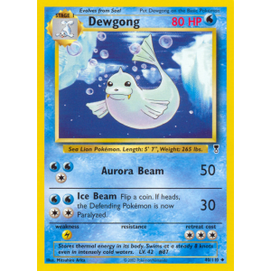 Dewgong 40/110 Pokemon TCG Other Legendary Collection