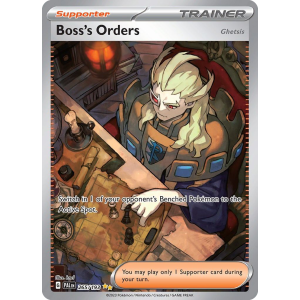 Special Illustration Rare Boss's Orders Ghetsis 265/193 Pokemon TCG Scarlet & Violet Paldea Evolved