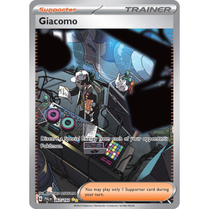 Special Illustration Rare Giacomo 267/193 Pokemon TCG Scarlet & Violet Paldea Evolved