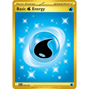 Hyper Rare Basic Water Energy 279/193 Pokemon TCG Scarlet & Violet Paldea Evolved