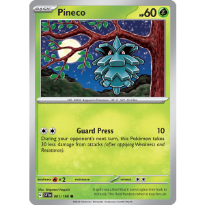 Pineco 1/198 Pokemon TCG Scarlet & Violet Scarlet & Violet